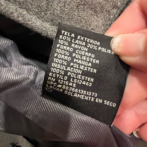 Men’s London Fog Overcoat or Peacoat size M Heather-gray - Picture 4 of 11